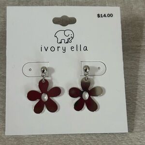 Ivory Ella Daisy Charmed Stud Earrings